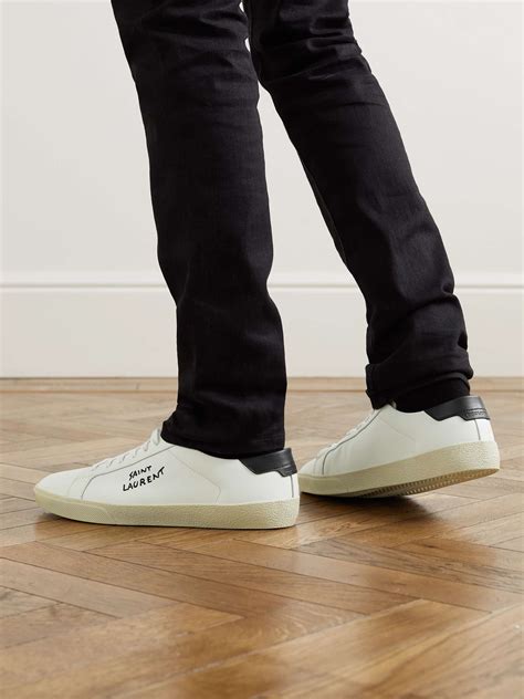 ysl court classic sneakers|saint laurent signature.